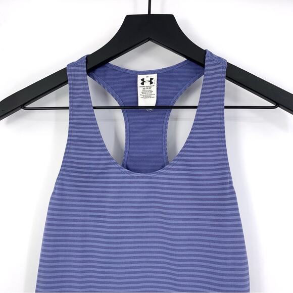 UNDER ARMOUR Seamless Tank Top Purple XS - Picture 2 of 6